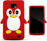 Capa Pinguim Vermelho - Galaxy S2