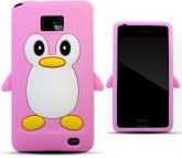 Capa Pinguim Rosa - Galaxy S2