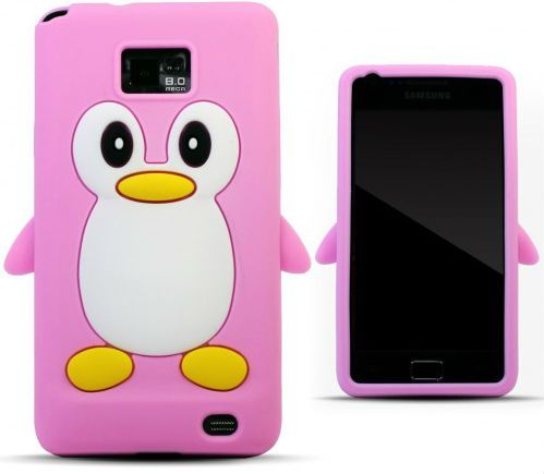 Capa Pinguim Rosa - Galaxy S2